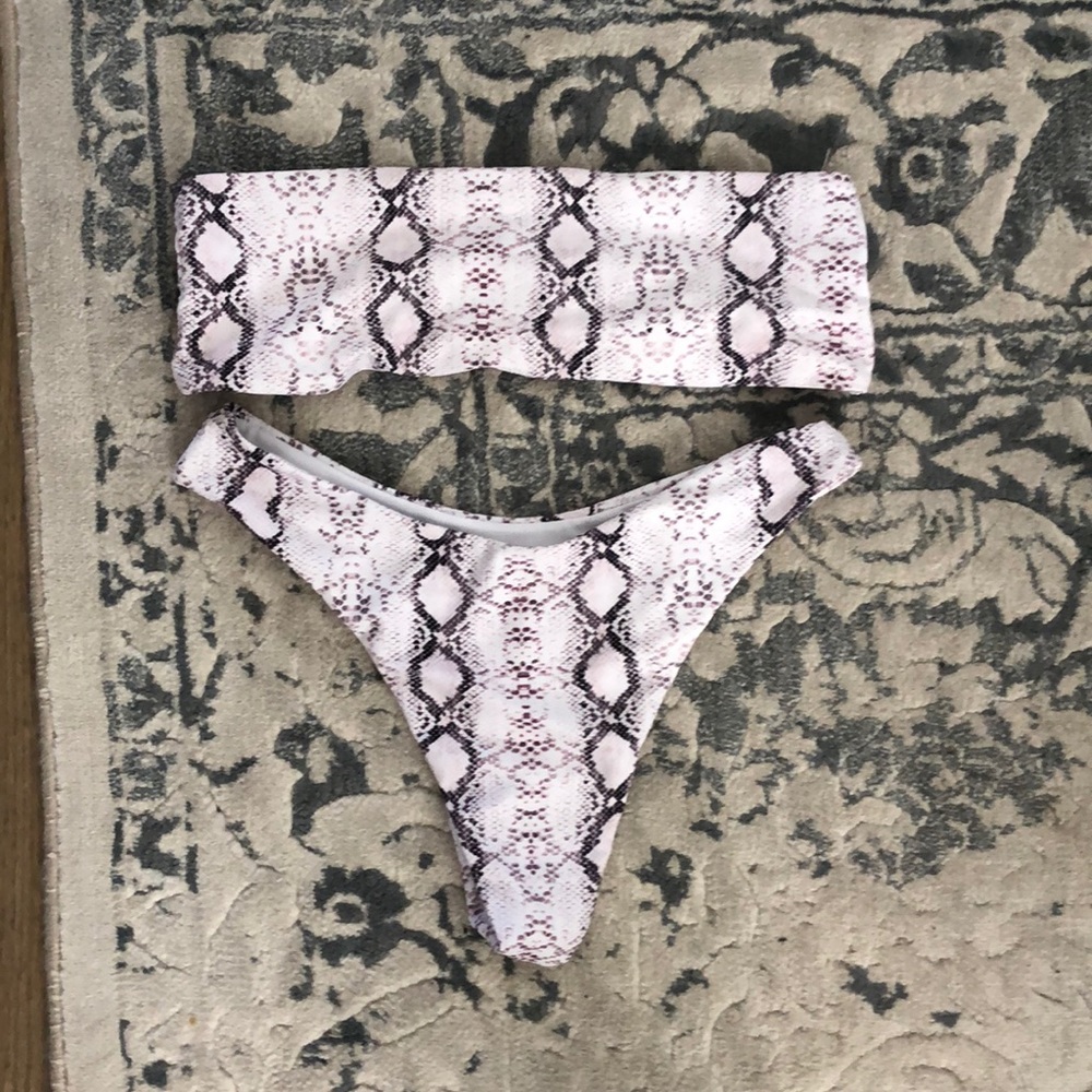 Shein strapless bikini